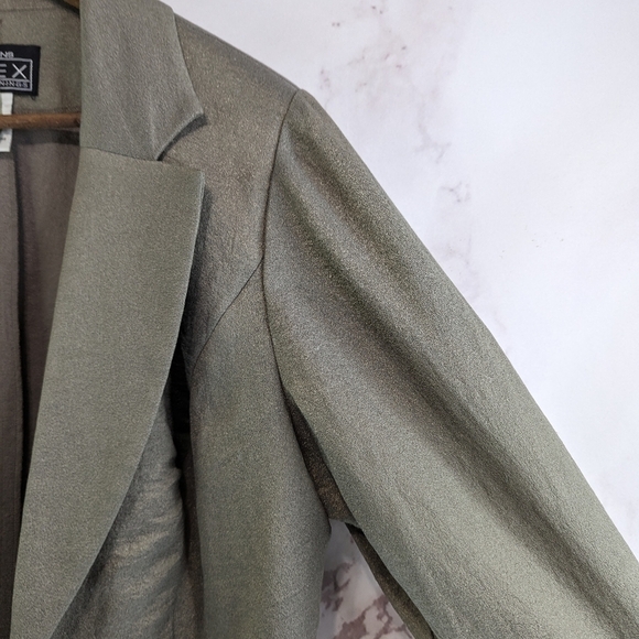 Alex Evenings Jacket Womens 1X Gold Sparkle Shimmer Metallic Lightweight - Picture 9 of 10